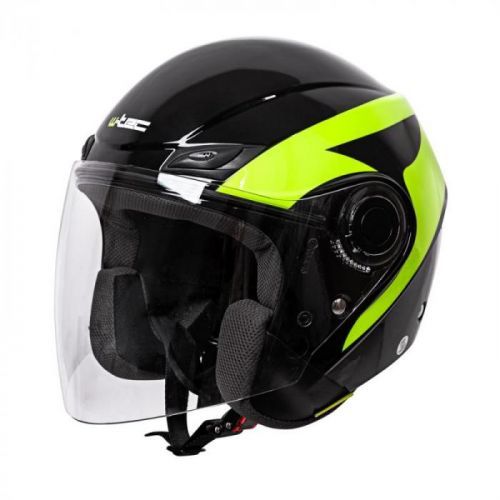 Moto helma W-TEC Nankko Black-Fluo Velikost M (57-58)