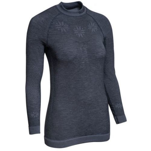 Blizzard VIVA LONG SLEEVE WOOL tmavě šedá M/L - Dámské funkční Merino triko
