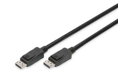 DIGITUS Připojovací kabel DisplayPort, DP M / M, 5,0 m, Ultra HD 8K, verze 1.3 / 1.4, bl, AK-340106-050-S