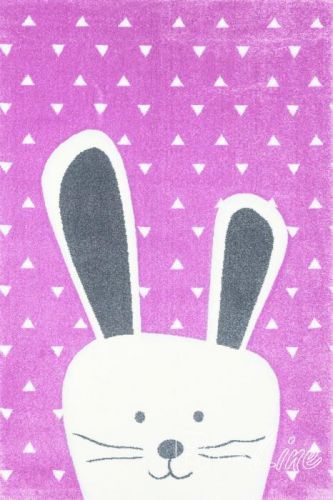 Sintelon koberce Kusový koberec Pastel Kids 52/RVR - 120x170 cm Bílá