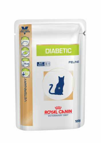 Royal Canin Veterinary Health Nutrition Cat Diabetic Pouch - 100g