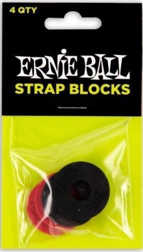 Ernie Ball 4603 Strap Blocks Black and Red