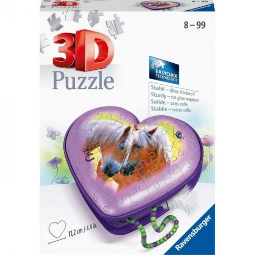 Ravensburger 3D puzzle 111718 Srdce koně 54 dílků