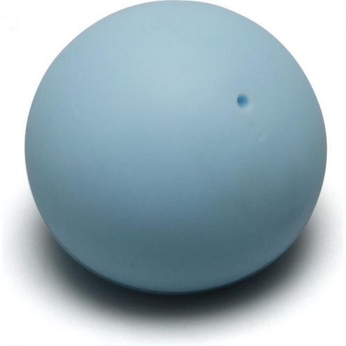 Antistresový míček 6,5 cm svítící ve tmě modrý