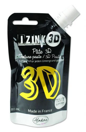 IZINK 3D reliéfní pasta 80 ml/mimosa, žlutá