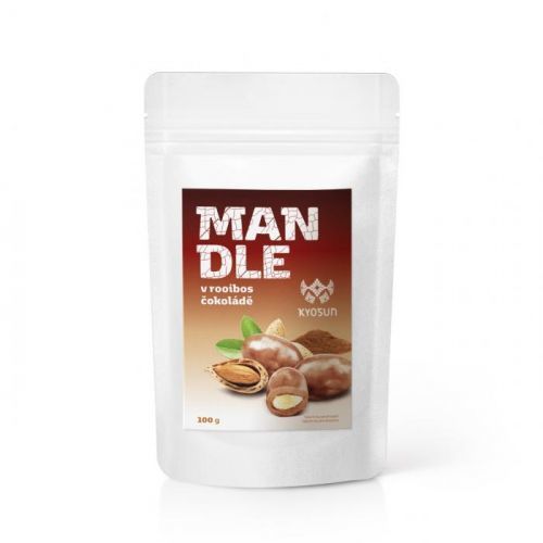 Kyosun s.r.o.  Mandle v rooibos čokoládě 100 g