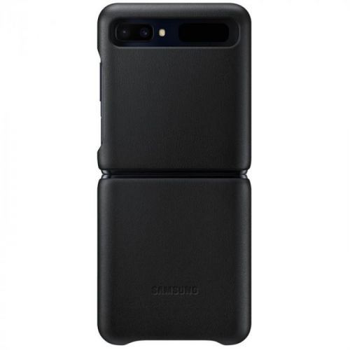 Samsung Leather Cover pro Galaxy Z Flip černý (EF-VF700LBEGEU)