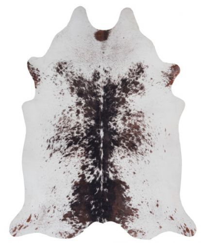 Obsession koberce Kusový koberec Toledo 191 brown white - 155x190 tvar kožešiny cm Bílá