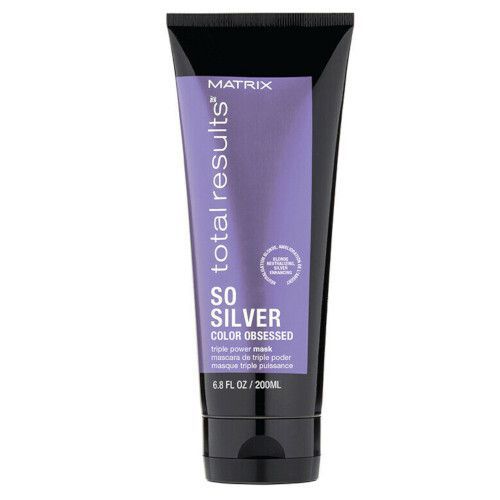 Hloubková maska pro stříbrné vlasy Total Results So Silver (Color Obsessed Triple Power Mask) 200 ml