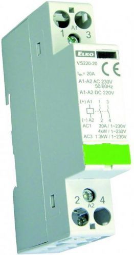 Instalační stykač Elko EP VS220-11 2x20A 230V AC/DC