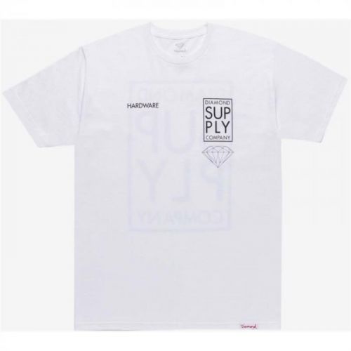 triko DIAMOND - Stacked Type Ss Tee White (WHT)