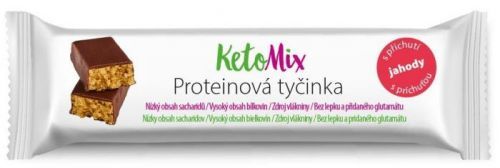 KetoMix Proteinové tyčinky s příchutí jahody
