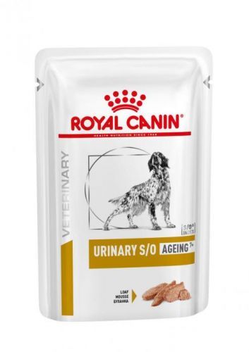 Royal Canin Veterinary Health Nutrition Dog Urinary S/O Age Pouch Loaf - 85g