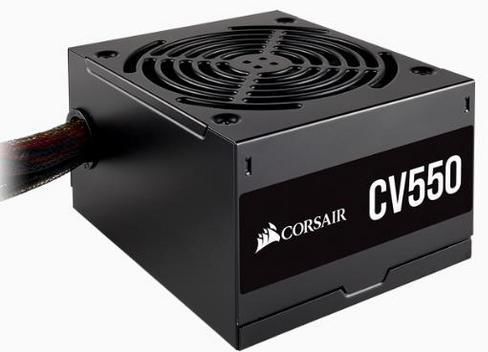 CORSAIR zdroj CV550 550W CV série (ventilátor 12 cm, model 2020, účinnost 80 Plus BRONZE, až 88 (CP-9020210-EU)