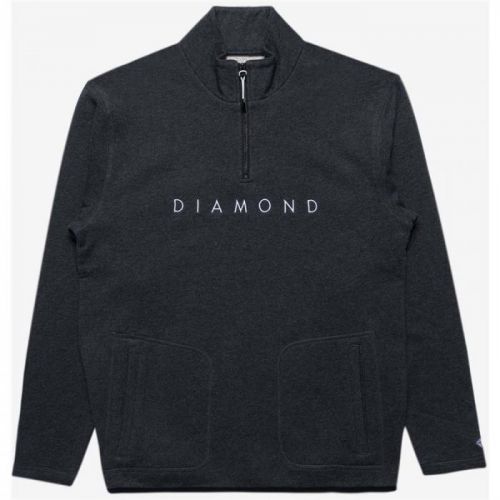 mikina DIAMOND - Leeway Pullover Black (BLK)