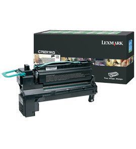 Lexmark C792 extra velká černá toner.kaz,C792X1KG, C792X1KG