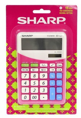 Stolní kalkulátor Sharp - EL-M332 - BPK růžový