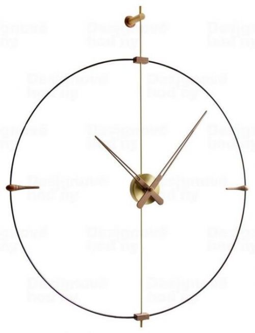 Designové nástěnné hodiny Nomon Bilbao Brass Small 92cm