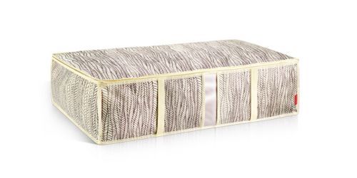 Obal na přikrývky FANCY HOME 80 x 52 x 20 cm, smetanová