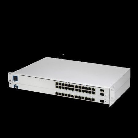 UBNT UniFi Switch USW-PRO-24-POE Gen2 - 24x Gbit RJ45, 2x SFP+, 16x PoE 802.3af/at, 8x 802.3bt, USW-PRO-24-POE