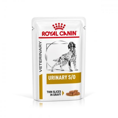 Royal Canin Veterinary Health Nutrition Dog Urinary S/O Pouch in Gravy - 100g