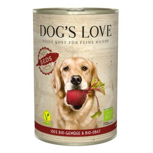 Dog's Love konzerva B.A.R.F. 100 % BIO Vegan reds 400 g
