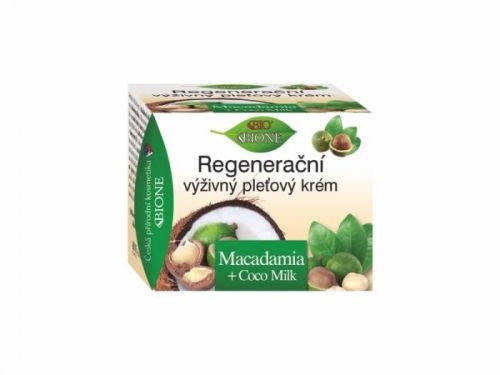 Bione Cosmetics Regenerační pleťový krém Macadamia + Coco Milk 51 ml