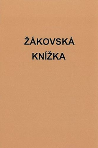 Žákovská knížka SOU