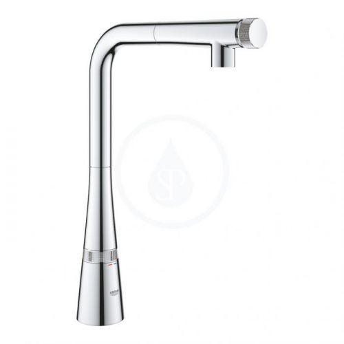 GROHE Zedra SmartControl Dřezová baterie s výsuvnou koncovkou, SmartControl, chrom 31593002