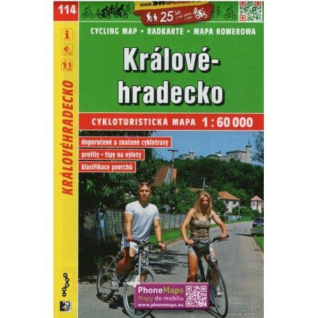 SHOCart 114 Královéhradecko 1:60 000 cykloturistická mapa