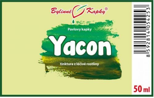 Yacon - bylinné kapky (tinktura) 50 ml