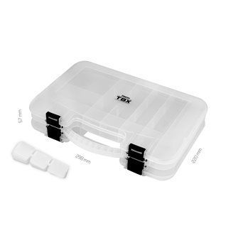 Krabice Delphin TBX Duo 298-12P Clip-298x220x57mm