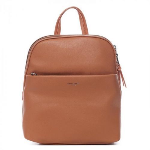 Módní dámský batůžek David Jones Matila - oranžovo-hnědá