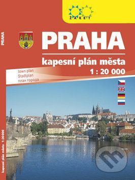 Praha kapesní plán města 1 : 20 000 - Žaket
