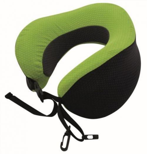 TravelSafe podhlavník Travel Pillow Memory Foam black/green