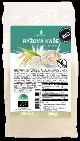 Allnature BIO Rýžová kaše instantní