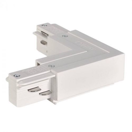 BIG WHITE SPOJKA L pro vysokonapěťovou 3fázovou nástavnou přípojnici EUTRAC vnitřní, bílá 1001521