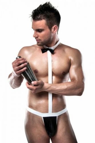 Passion 021 Pánské body XXL/XXXL bílo-černá