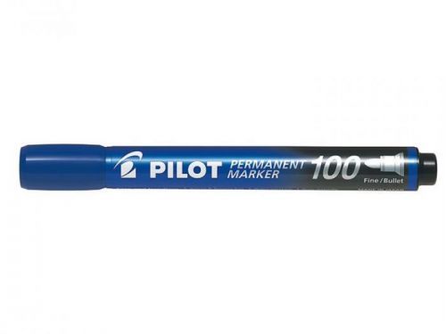 PILOT 100 Popisovač permanentní  BL modrá