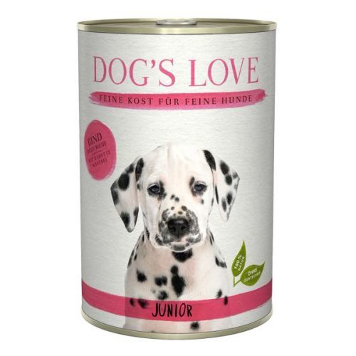 Dog's Love konzerva Junior Classic hovězí 400 g