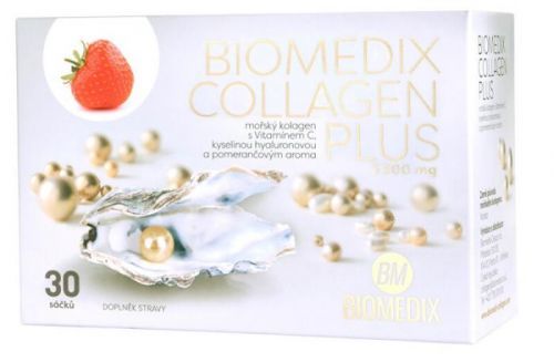 Biomedix Biomedix Collagen Plus Jahoda 30 sáčků