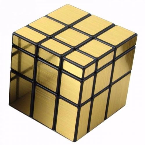Rubikova zrcadlová kostka - Mirror Cube 3x3x3 - Zlatá