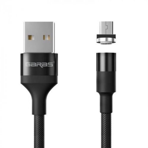 M1 - Magnetický USB kabel - Černý - Micro USB