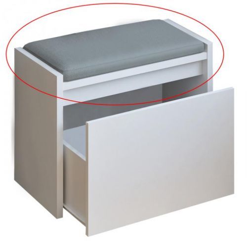 Polštář / poduška, šedá látka, BERGI 0000239232 Tempo Kondela