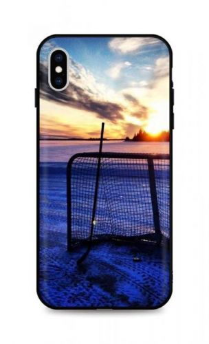 Kryt TopQ iPhone XS silikon Hockey Sunset 49167