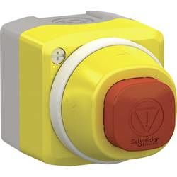 Tlačítko nouzového vypínače Schneider Electric XALK84W3BG, v pouzdře, 24 V, 6 A, 1 spínací kontakt, 2 rozpínací kontakty, IP66, IP67, IP69 , IP69K, 1 ks