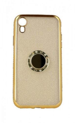 Kryt TopQ iPhone XR silikon Diamond zlatý 49342
