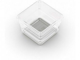 KIS Úložný box SISTEMO 1 - 7,5x7,5x5,0cm šedý