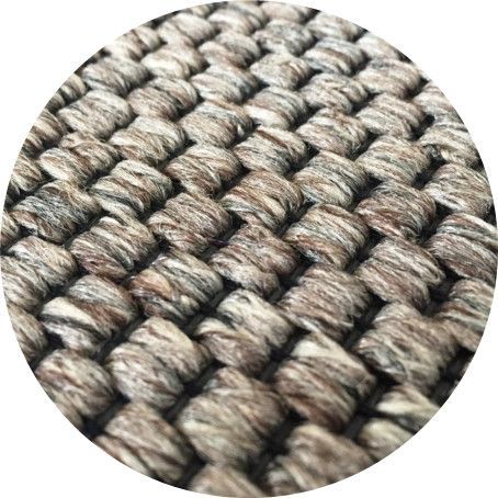 Vopi koberce Kusový koberec Nature tmavě béžový kulatý - 57x57 (průměr) kruh cm Béžová