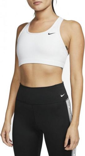 Nike Dámská sportovní podprsenka Swoosh - medium support white BV3630-100